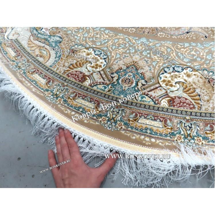 Круглый Ковер для Гостиной Медальон Дизайн 30441