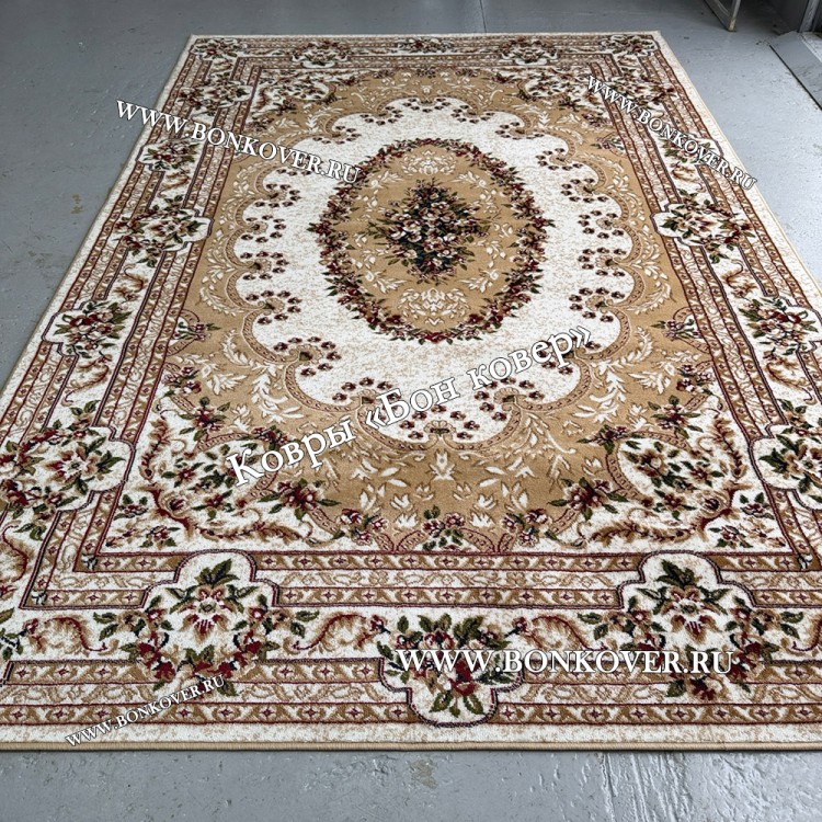 КОВЕР РОССИЙСКИЙ ЖАККАРДОВЫЙ АРТ 2461 БЕЖЕВЫЙ