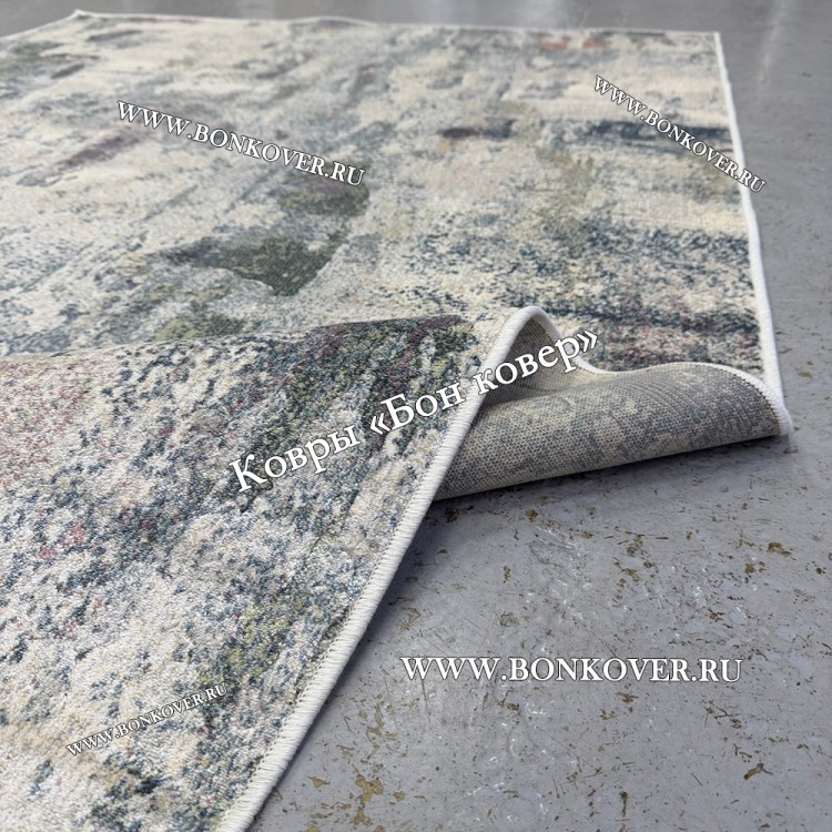 Бельгийский ковер из артшелка дизайн 107 Разноцветный