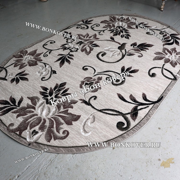 Ковер Лайт Карпет New 4 Дизайн 23738 Овал